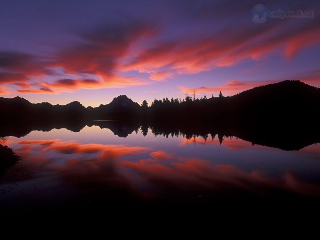 Foto: Oxbow Bend On Snake River At Sunset, Grand Teton National Park, Wyoming