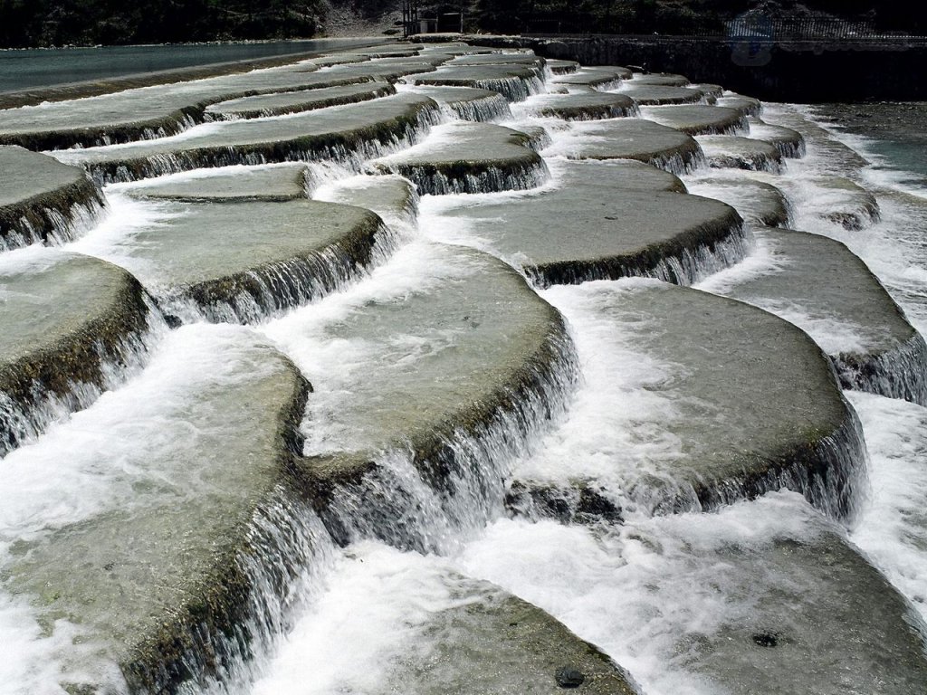 Foto: White Water River, Li Jiang, Yunnan Province, China