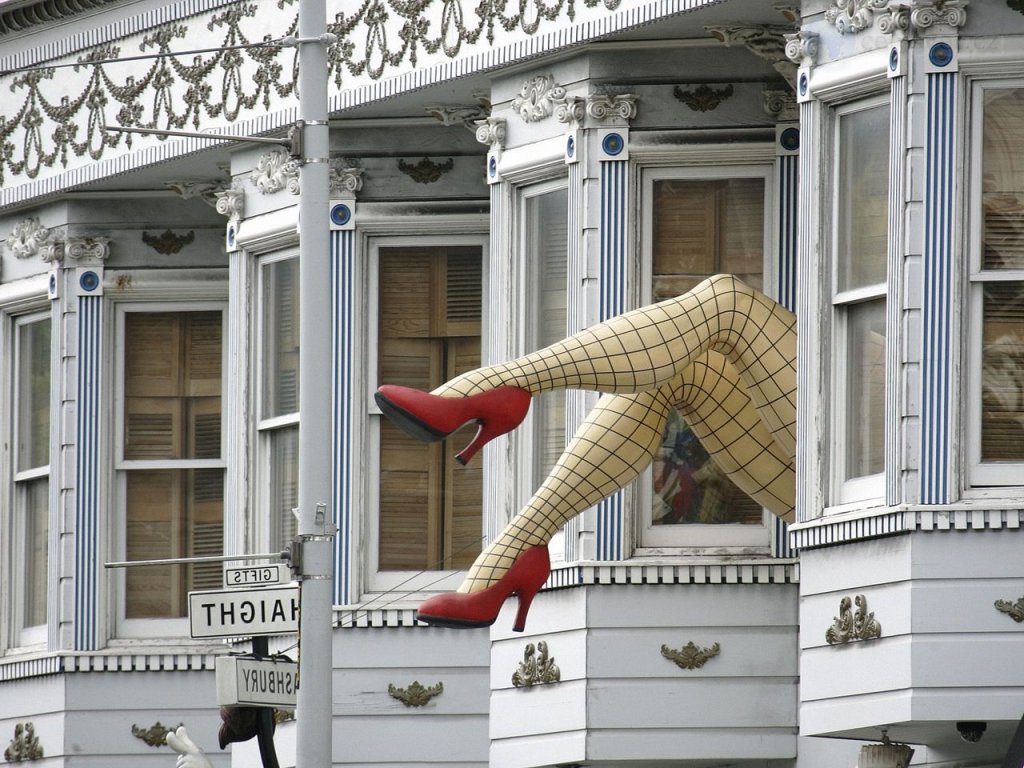 Foto: Legs, Haight Ashbury, San Francisco, California