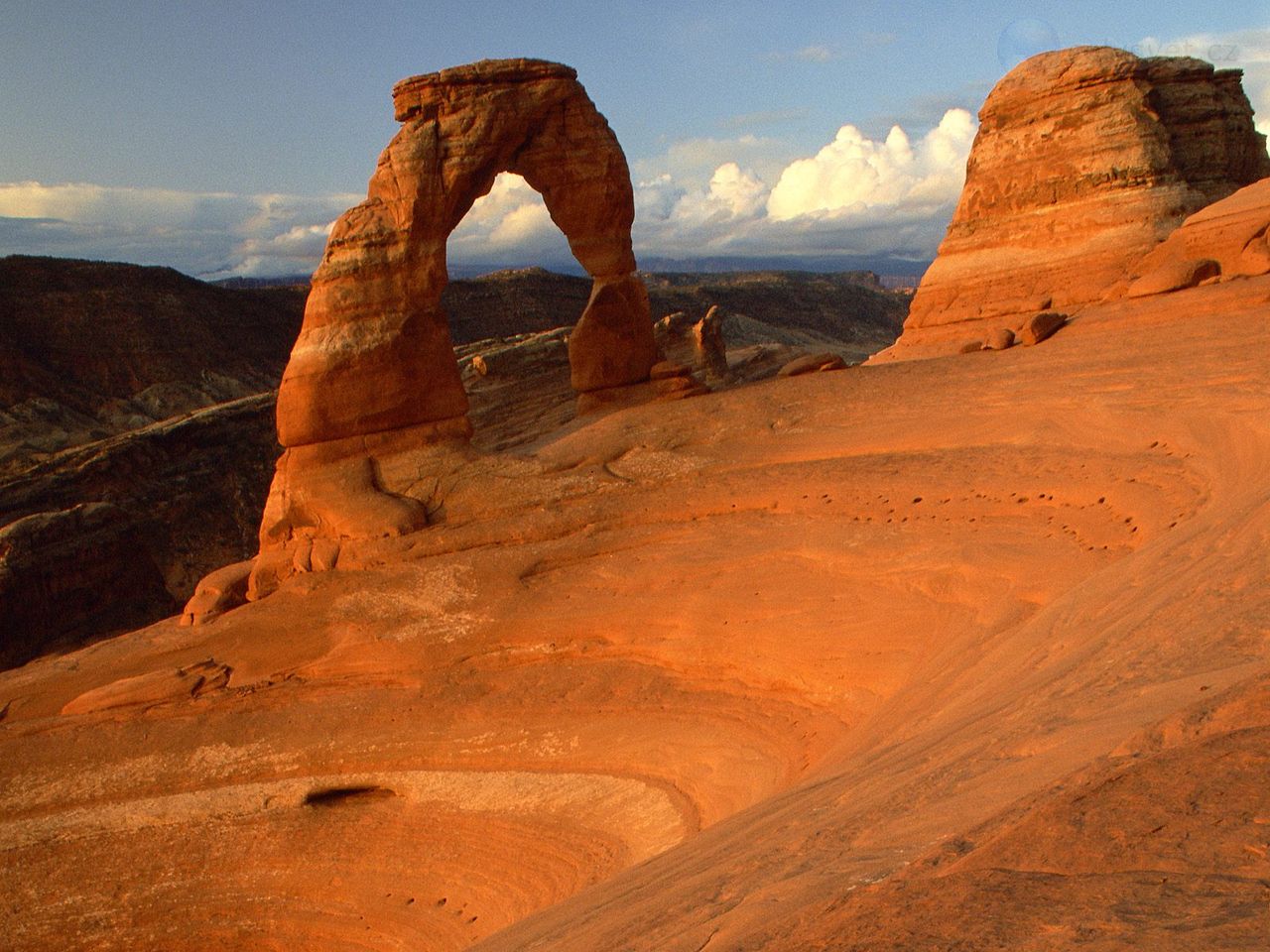 Foto: Delicate Arch At Sunset, Arches National Park, Near Moab, Utah