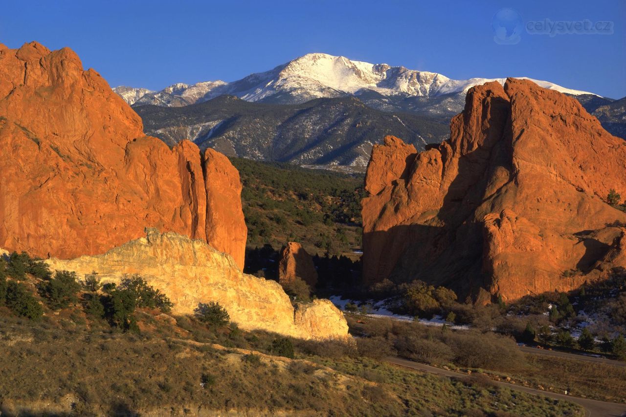 Foto: Garden Of The Gods And Pikes Peak, Colorado