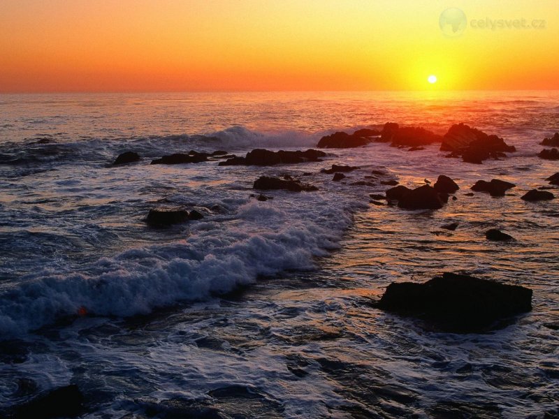 Foto: Pacific Ocean Sunset, Monterey, California