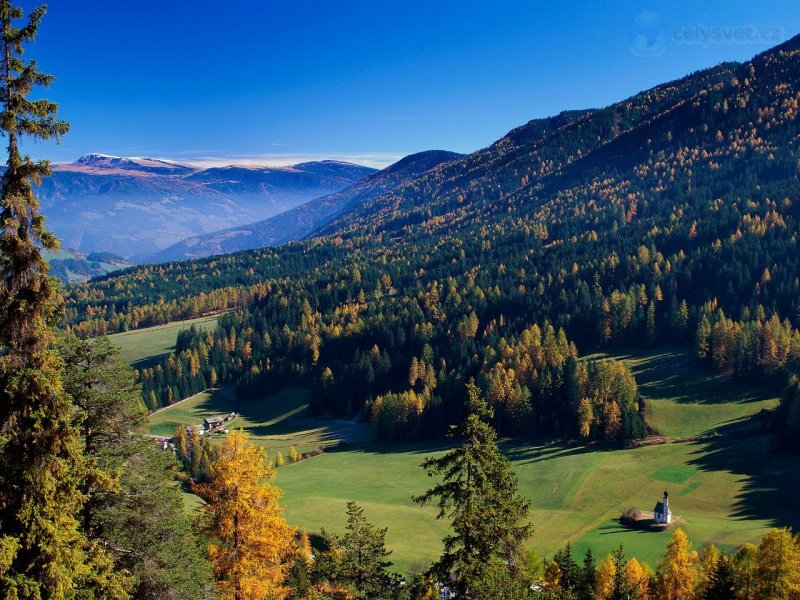 Foto: Valley Vista, Val Di Funes, Italy