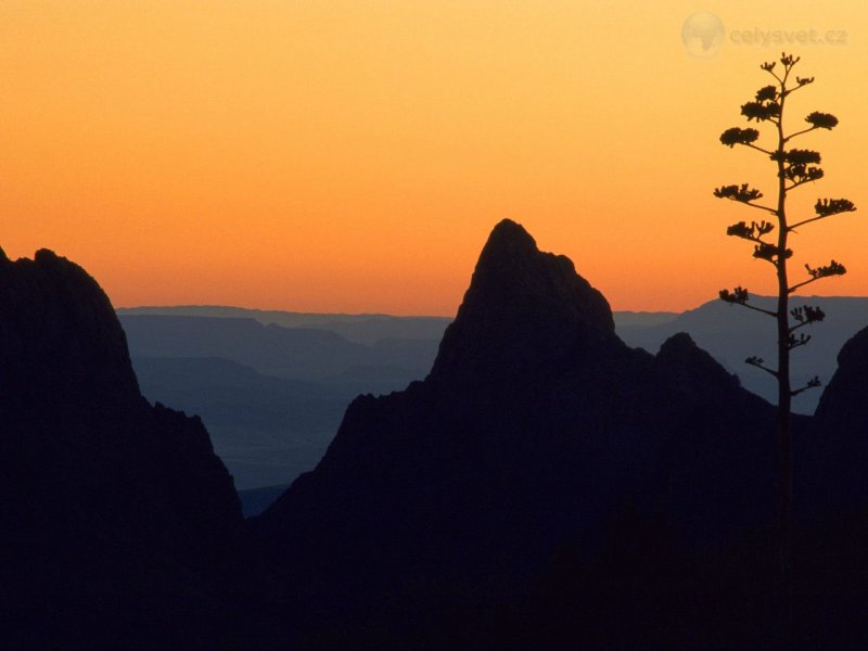 Foto: Sunset View Through The Window, Big Bend National Park, Texas